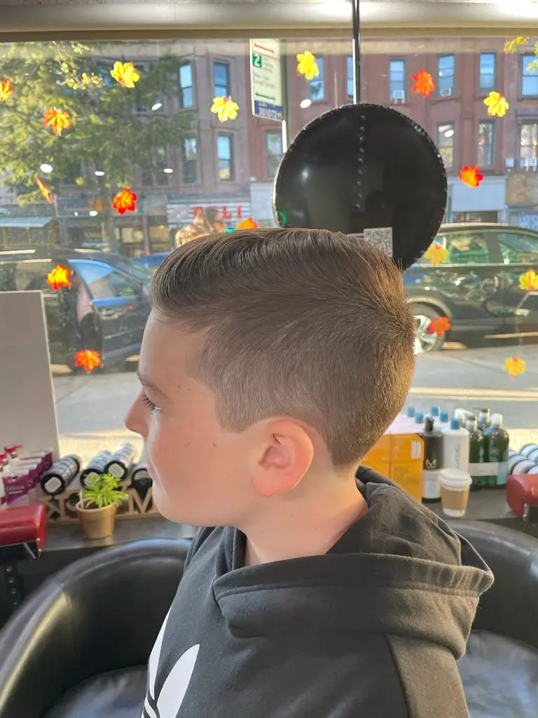 Haircut and beard work by Master Barber NYC in Brooklyn, example 1
