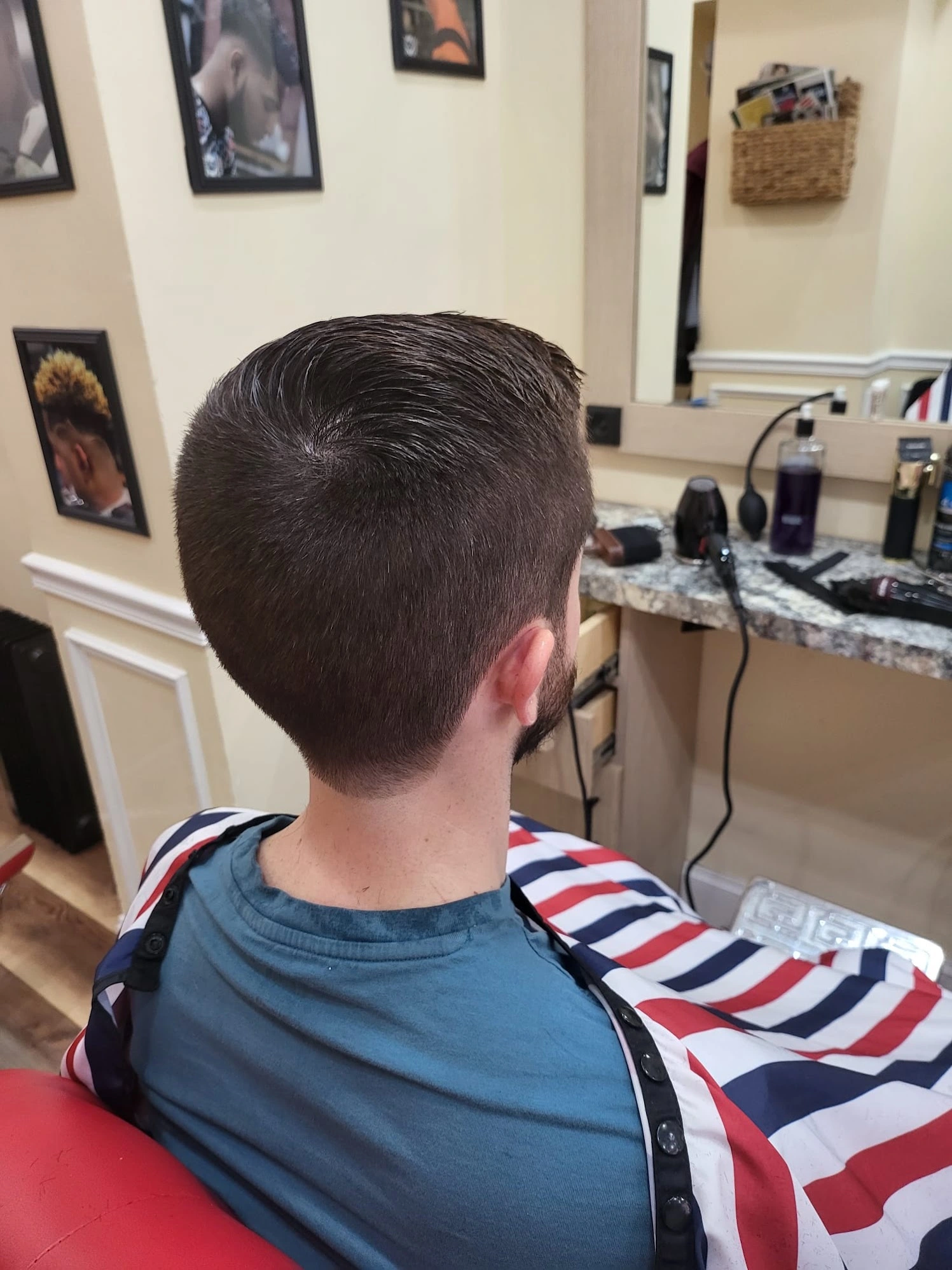 Haircut and beard work by Master Barber NYC in Brooklyn, example 8
